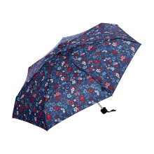 Topumbrella heureux anti soleil UV et pluie mini parapluie pliant de voyage de vent pour des femmes